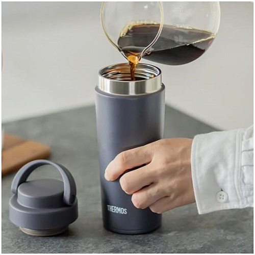 THERMOS Термокружка JOV-420 MGY, дымчато-синий, 0,42 л.