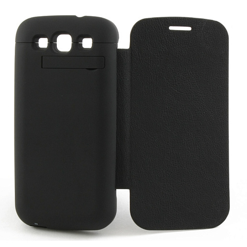 Чехол с аккумулятором для Samsung Galaxy S3 i9300/i9300I/i9300DS Gmini mPower Case MPCS30F Flip Cover 3200mAh черный