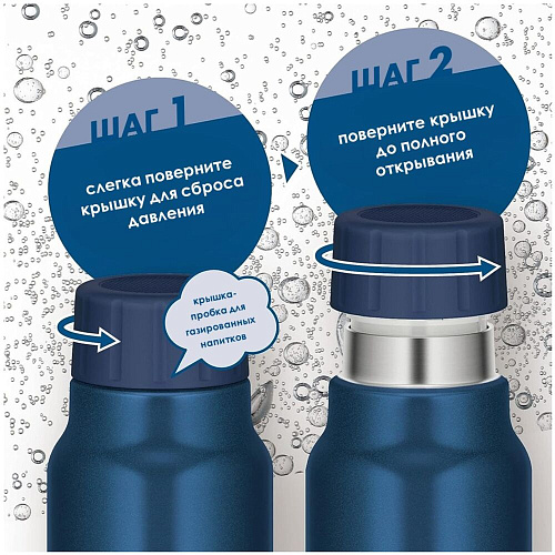 THERMOS Термокружка FJK-1000 NVY, синий, 1 л.