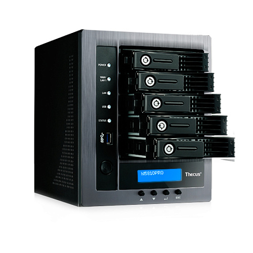 Сетевое хранилище NAS Thecus N5810Pro 5 x 3.5'' SATA, USB 3.0, HDMI output, iSCSI