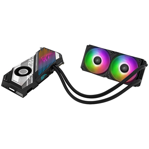Видеокарта ASUS GeForce RTX 4090 24576Mb, Strix LC Gaming OC 24G (ROG-Strix-LC-RTX4090-O24G-Gaming) 2xHDMI, 3xDP, Ret
