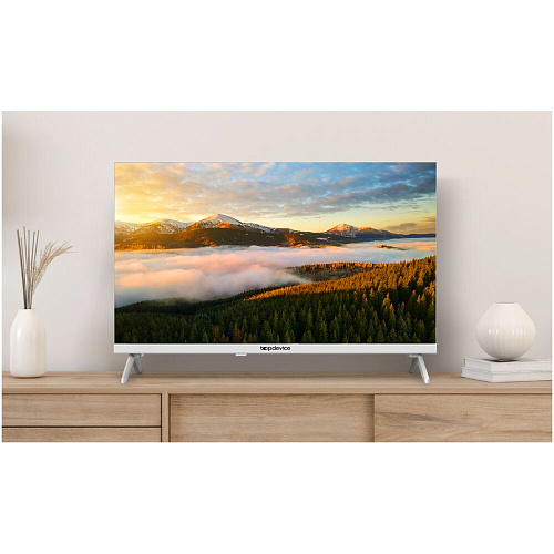 Телевизор 24" Topdevice TDTV24CN04H_WE (HD 1366x768) белый УЦЕНКА