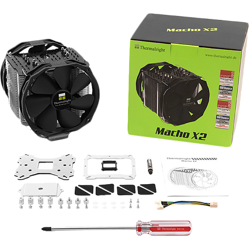 Охлаждение CPU Cooler Thermalright Macho X2 Limited Edition 775/1366/1156/1155/1150/1151/1200/2011/2011v3/FM2+/FM2/FM1/AM3+/AM3/AM2+/AM2