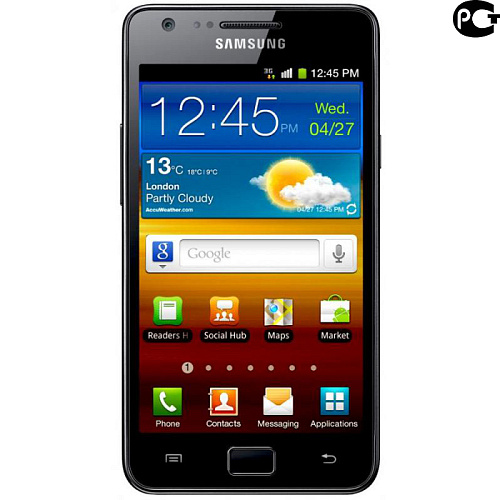 Смартфон Samsung I9100 Galaxy S II black