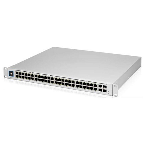 Коммутатор Ubiquiti Switch Pro 48 PoE 40-хGbRJ45 PoE 802.3af/at 8xGbRJ45 PoE802.3bt 4x1/10G SFP+ USW-Pro-48-POE