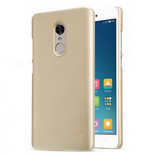 Чехол для Xiaomi Redmi Note 4X/Redmi Note 4 (Global version) Nillkin Super Frosted Shield Case, золотистый