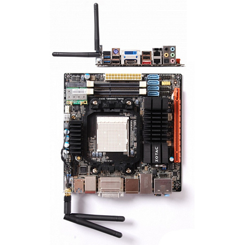 Материнская плата Zotac 890GXITX-B-E WiFi AMD 890GX, 2xSO-DIMM DDR3, 4xSATA3, 3xUSB3.0, Wi-Fi, 1xeSATA, GLan Mini-ITX