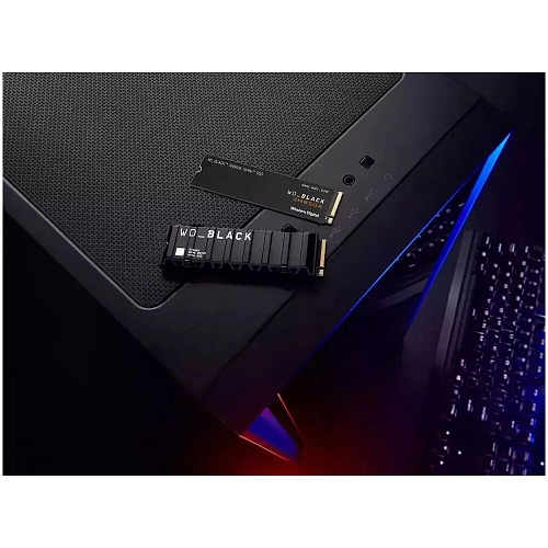 Внутренний SSD-накопитель 4000Gb Western Digital Black SN850X with Heat Spreader (WDS400T2XHE) M.2 2280 PCIe NVMe 4.0 x4