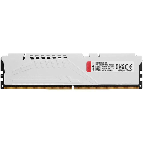 Модуль памяти DIMM 32Gb DDR5 PC48000 6000MHz Kingston Fury Beast White (KF560C30BWE-32)