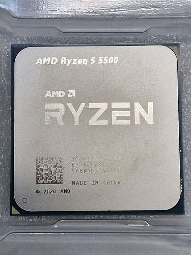 Процессор AMD Ryzen 5 5500, 3.6ГГц, (Turbo 4.2ГГц), 6-ядерный, L3 16МБ, Сокет AM4, OEM УЦЕНКА