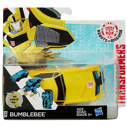 Hasbro Transformers B0068 Трансформеры Роботс-ин-Дисгайс Уан-Стэп Бамблби