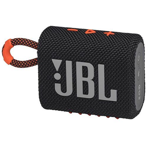 Портативная bluetooth-колонка JBL Go 3 Black/Orange