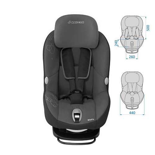 Автокресло Maxi-Cosi Milo Fix Concrete Grey