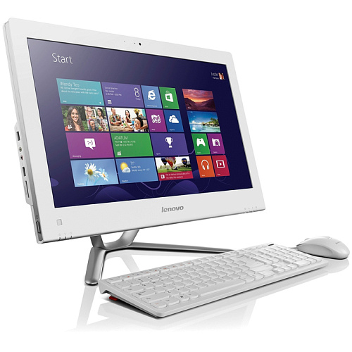 Моноблок Lenovo IdeaCentre C440 G2020/4G/500Gb/HD Graphics/WF/Cam/Win8  white Keyboard&Mouse 21.5"