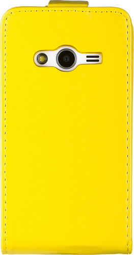 Чехол для Samsung G313H\G318H Galaxy Ace 4 Lite\ Galaxy Ace 4 Lite LTE \ Ace Neo SkinBox, Flip-case, желтый