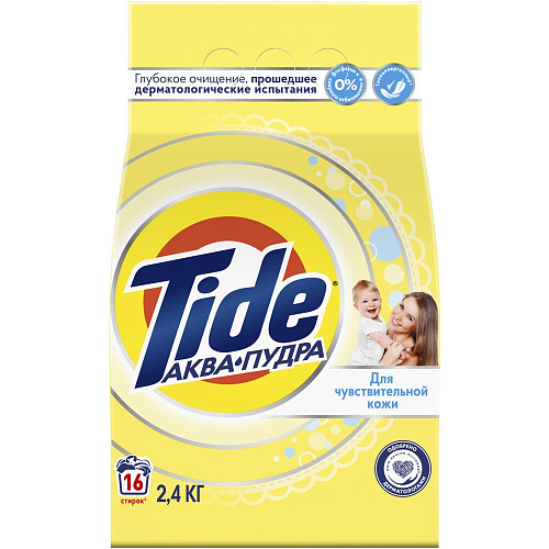 Tide Стиральный порошок Аква-пудра, 2,4 кг.