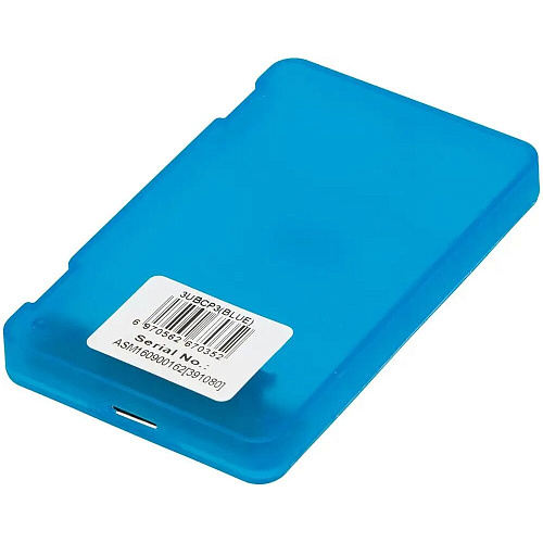 Корпус 2.5" AgeStar 3UBCP3 SATA, USB3.0 Blue