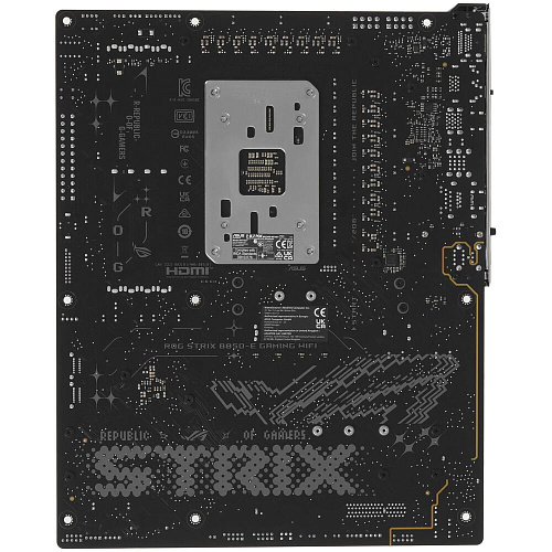Материнская плата ASUS ROG Strix B850-E Gaming WiFI B850 Socket AM5 4xDDR5, 4xSATA3, RAID, 5xM.2, 2xPCI-E16x, 6xUSB3.2, 2xUSB3.2 Type C, DP, HDMI, WiFi, 5Glan, ATX