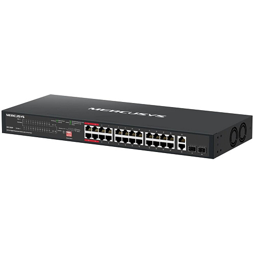 Коммутатор Mercusys MS128GP 28 ports 24 ports PoE+ 10/100/1000Mbps неуправляемый