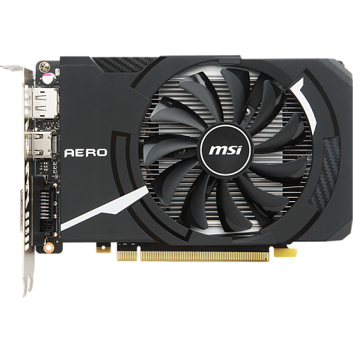 Видеокарта MSI GeForce GTX 1050 2048Mb, GTX 1050 Aero ITX 2G OC DVI-D, HDMI, DP Ret