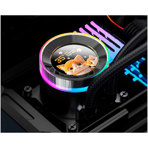 Система водяного охлаждения ID-Cooling SL360 V2 Plus Black 1150/1155/S1156/1151/1200/1700/1851/1954, AM4/AM5