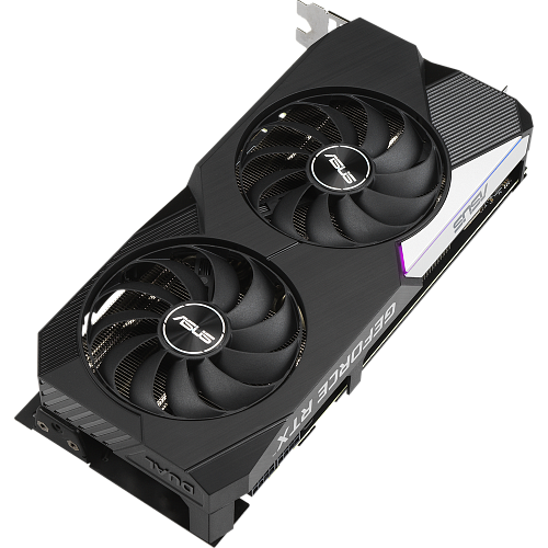 Видеокарта ASUS GeForce RTX 3070 8192Mb, Dual 8G-V2 LHR (Dual-RTX3070-8G-V2) 2xHDMI, 3xDP, Ret