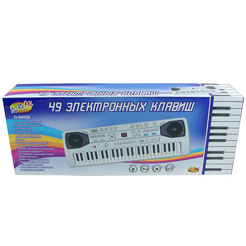 Синтезатор ABtoys Синтезатор (пианино электронное), 49 клавиш