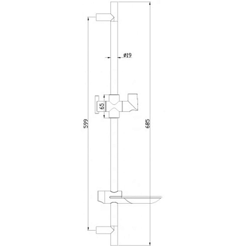 Душевая штанга Lemark LM8062C