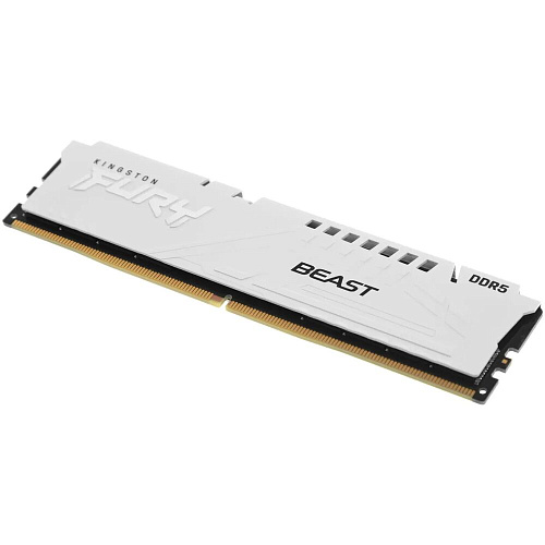 Модуль памяти DIMM 32Gb DDR5 PC48000 6000MHz Kingston Fury Beast White (KF560C30BWE-32)