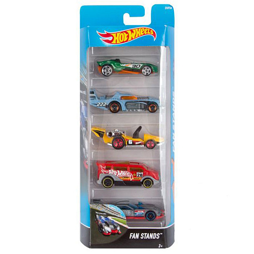 Hot Wheels 1806 Подарочный набор из 5 машинок (Fun Stands)