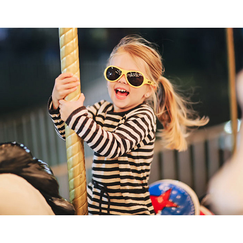 Детские солнцезащитные очки Babiators Original. Привет (Hello). Жёлтый (3-7+)