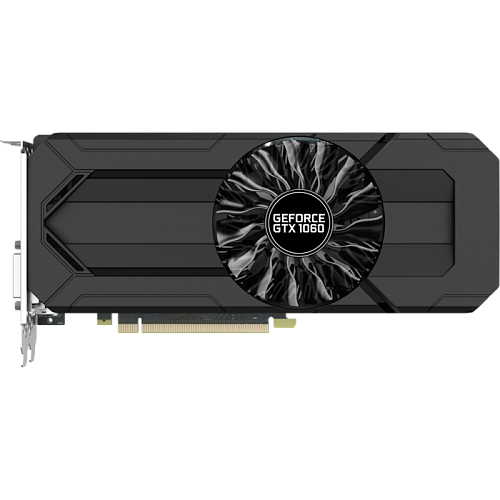 Видеокарта Palit GeForce GTX 1060 6144Mb (PA-GTX1060 StormX 6G) DVI-D, HDMI, 3xDP Ret УЦЕНКА