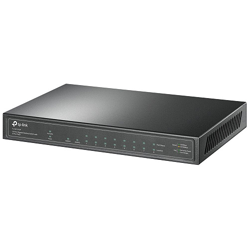 Коммутатор TP-LINK TL-SG1210P неуправляемый 9xGbLAN (8PoE+)  1xSFP