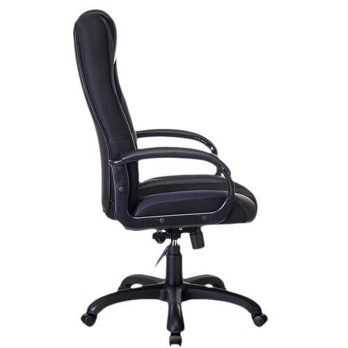 Кресло игровое Бюрократ VIKING-9/BLACK черный искусст.кожа/ткань