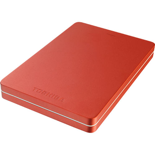 Внешний жесткий диск 2.5" 1Tb Toshiba HDTH310ER3AB USB3.0 Canvio ALU 3S Красный