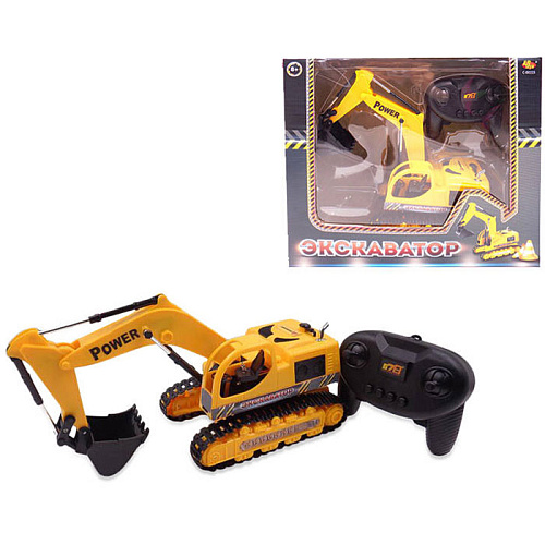 ABtoys Спецтехника. Экскаватор, эл/мех, на шнуре C-00223
