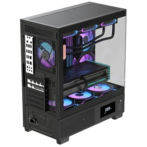 Корпус ATX Miditower Formula Crystal E1 Floe Black УЦЕНКА