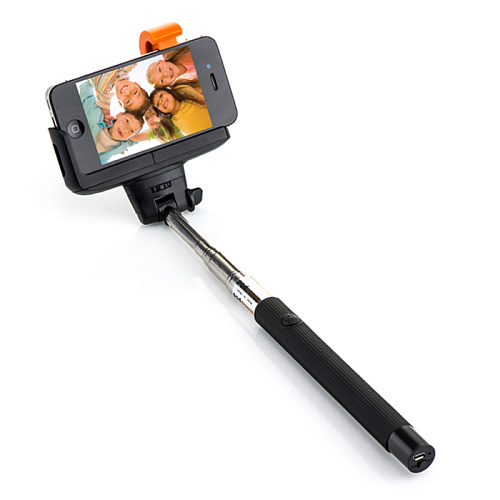 Монопод для селфи Innovatec Z07-5, Bluetooth, совместим с  iOS и Android устройствами, черный