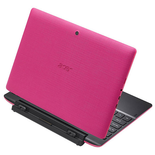 Планшет Acer Aspire Switch One 10E SW3-016-140S Intel Z8300/2Gb/500G+32Gb/10.1" 1280x800/Win10 Pink