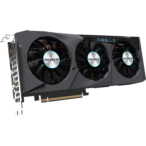Видеокарта Gigabyte GeForce RTX 3070 8192Mb, Eagle 8G (GV-N3070EAGLE-8GD LHR) 2xHDMI, 2xDP, Ret