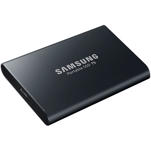 Внешний SSD-накопитель 1Tb Samsung T5 MU-PA1T0B/WW (SSD) USB 3.1 Type C Черный УЦЕНКА