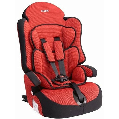 Автокресло Siger Прайм ISOFIX (красный)
