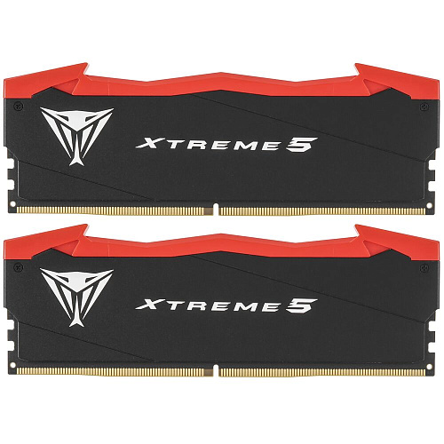 Модуль памяти DIMM 48Gb 2х24Gb DDR5 PC64000 8000MHz Patriot Memory Viper Xtreme 5 Black (PVX548G82C38K)