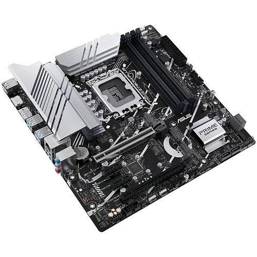 Материнская плата ASUS Prime Z790M-Plus Z790 Socket-1700 4xDDR5, 4xSATA3, RAID, 3xM.2, 2xPCI-E16x, 5xUSB3.2, 1xUSB3.2 Type C, DP, HDMI, Glan, mATX