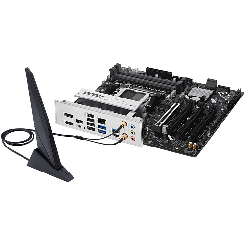Материнская плата ASUS B850M Max Gaming WiFi B850 Socket AM5 4xDDR5, 4xSATA3, RAID, 3xM.2, 4xPCI-E16x, 3xUSB3.2, 1xUSB3.2 Type C, DP, HDMI, WiFi, 2.5Glan, mATX