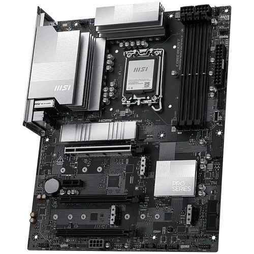 Материнская плата MSI Pro Z890-P WiFi6E Z890 Soc-1851 4xDDR5, 4xSATA3, RAID, 4хM.2, 3xPCI-E16x, 3xUSB3.2, 1xUSB3.2 Type C, DP, HDMI, WiFi, 5Glan, ATX