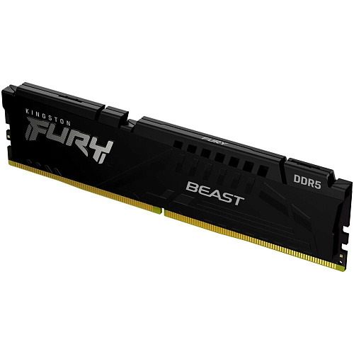 Модуль памяти DIMM 64Gb DDR5 PC44800 5600MHz Kingston Fury Beast Black (KF556C40BB-64)