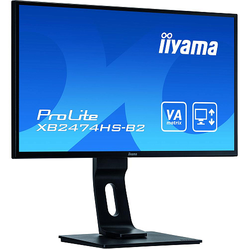 Монитор 24" Iiyama ProLite XB2474HS-B2 VA 1920x1080 4ms HDMI, DisplayPort, VGA