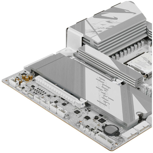 Материнская плата Gigabyte X870 AORUS Elite X3D Ice Socket-AM5 AMD X870 4xDDR5, 2xSATA3, RAID, 4xM.2, 2xPCI-E16x, 6xUSB3.2, 3xUSB3.2 Type C, HDMI, WiFi, 5Glan, ATX