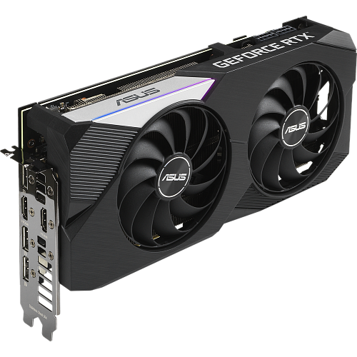 Видеокарта ASUS GeForce RTX 3070 8192Mb, Dual 8G-V2 LHR (Dual-RTX3070-8G-V2) 2xHDMI, 3xDP, Ret